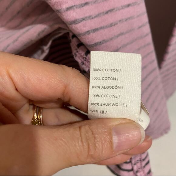 Free People Orchid Be Free Striped Tunic Sz S - Picture 10 of 16